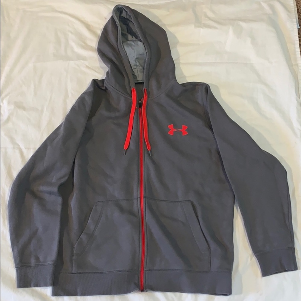 UA men’s zip-up hoodie